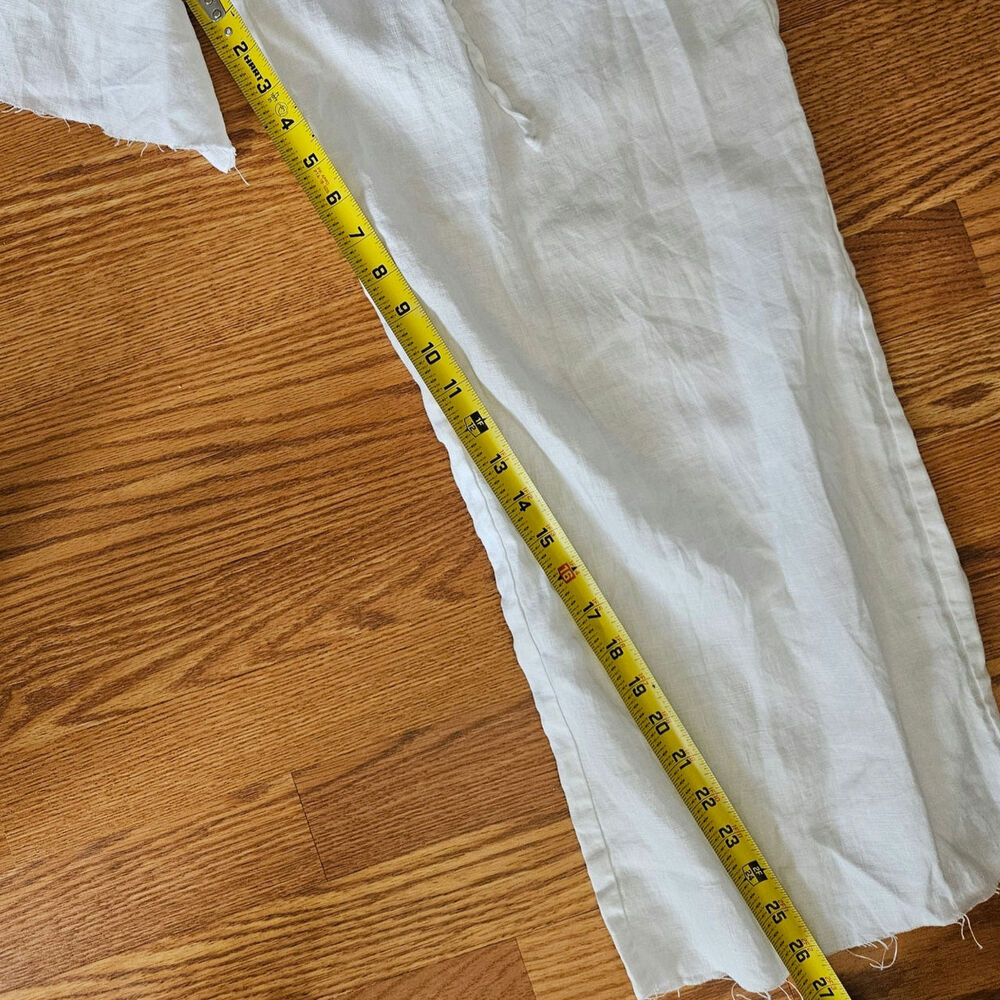 Reformation Olina Linen Pant - White - Picture 10 of 10